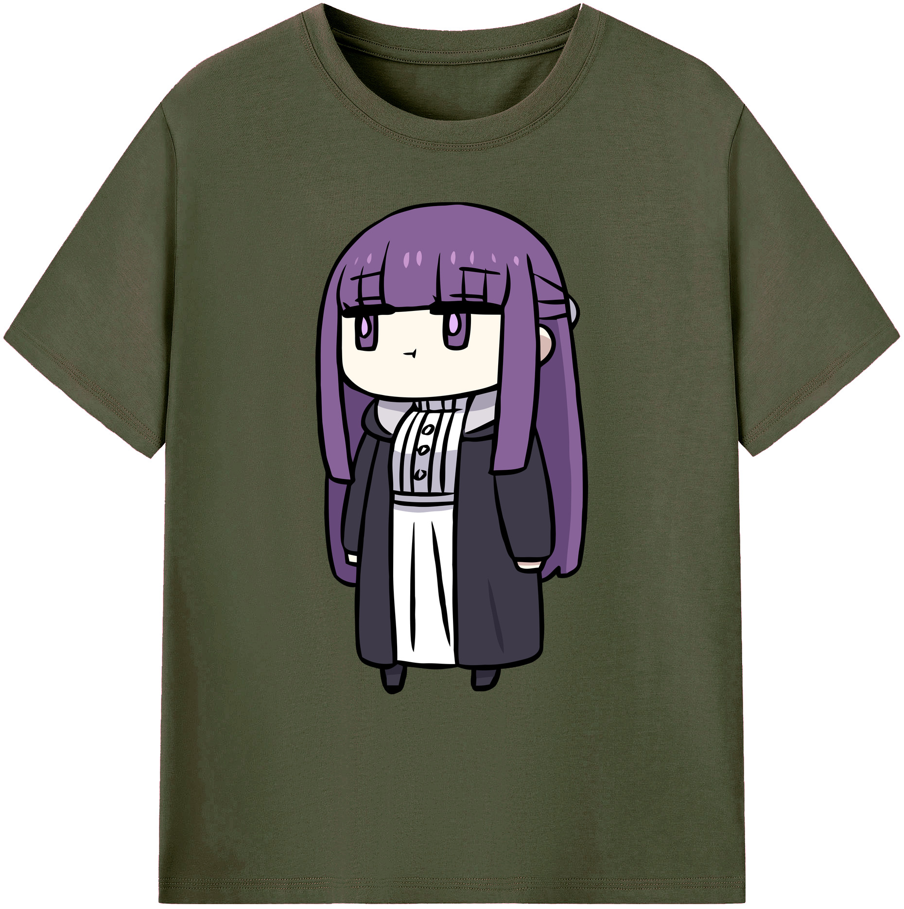 （画像用） 葬送のフリーレン Frieren 綿100％ メンズ半袖Tシャツ｜肌触りやわらか＆通気性